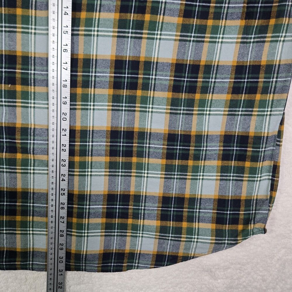 Levis The Western Standard Fit Plaid Flannel Shirt Mens 2XL Green 574230019 - Picture 9 of 9